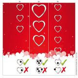 Luftgewehr Glücksscheiben, "Herz", Art.-Nr. 1936