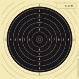 Kleinkaliber Scheibenspiegel, nummeriert, Art.-Nr. 3400 SN