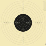 Pistole Einzel-Wettkampfscheiben, ISSF-zertifiziert, nummeriert, Art.-Nr. 4000 SN