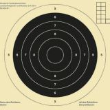 Großkaliber Musketenscheiben, 50 m, Art.-Nr. 4050