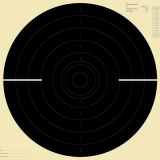 Schnellfeuer, Scheiben mit abgedunktelten Ringen, Finalversion, Art.-Nr. 5000 D FINALE