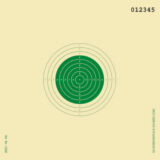 Luftgewehr Scheiben, grün, nummeriert, Art.-Nr. 1000 GN