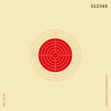 Luftgewehr Scheiben, rot, nummeriert, Art.-Nr. 1000 RN