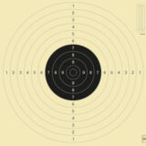 Pistole Scheiben mit Einsteckschlitz, Art.-Nr. 4000 SE