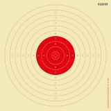 Luftpistole Scheiben, rot, nummeriert, Art.-Nr. 2000 RN