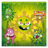 Luftgewehr Glücksscheiben "Virusjagd", Art.-Nr. 1938